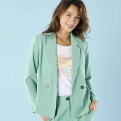 Jas En Mantel<Blancheporte Blazerjasje, speciaal voor kleine lengtes jadegroen