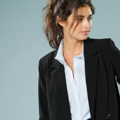 Jas En Mantel<Blancheporte Blazerjasje, speciaal voor kleine lengtes zwart