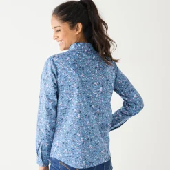 Bloes En Tuniek<Blancheporte Bloes met bloemenprint blauw / roze