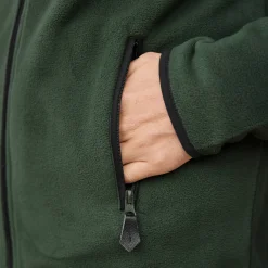 Sweater|Trui En Vest<Blancheporte Blouson in microfleecetricot met rits kaki