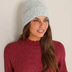 Accessoires En Juwelen<Blancheporte Bonnet détails brillants grijs