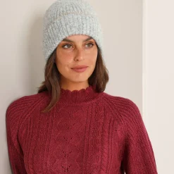 Accessoires En Juwelen<Blancheporte Bonnet détails brillants grijs
