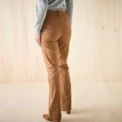 Broek<Blancheporte Bootcut broek, opgestikte zakken karamel