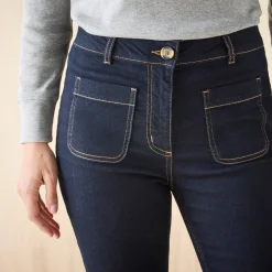 Jeans<Blancheporte Bootcut jeans, opgestikte zakken raw