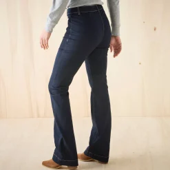 Jeans<Blancheporte Bootcut jeans, opgestikte zakken raw