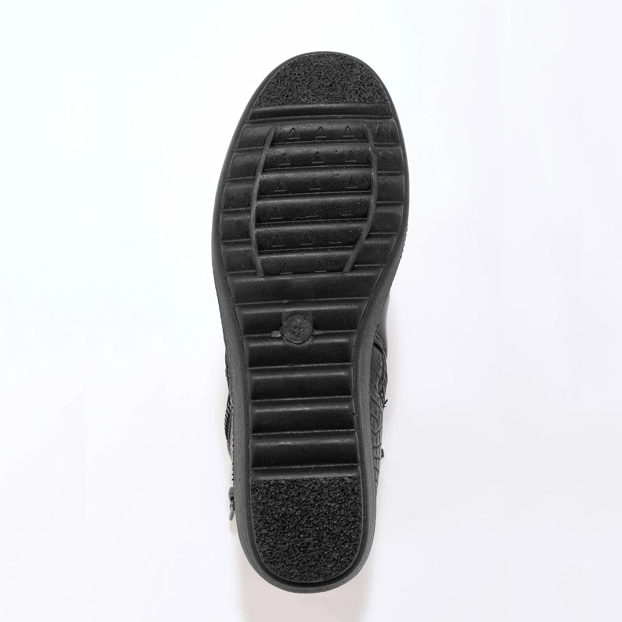 Bottines En Boots|Schoenen<Blancheporte Boots in 2 materialen met plissé en sleehak - zwart