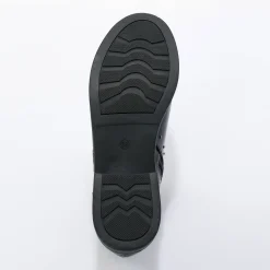 Feestelijke Schoenen|Bottines En Boots<Blancheporte Boots in 2 materialen, rits en sierspijkers zwart