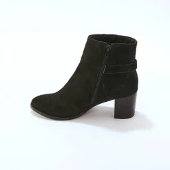 Feestelijke Schoenen|Bottines En Boots<Blancheporte Boots in splitleer met hak zwart
