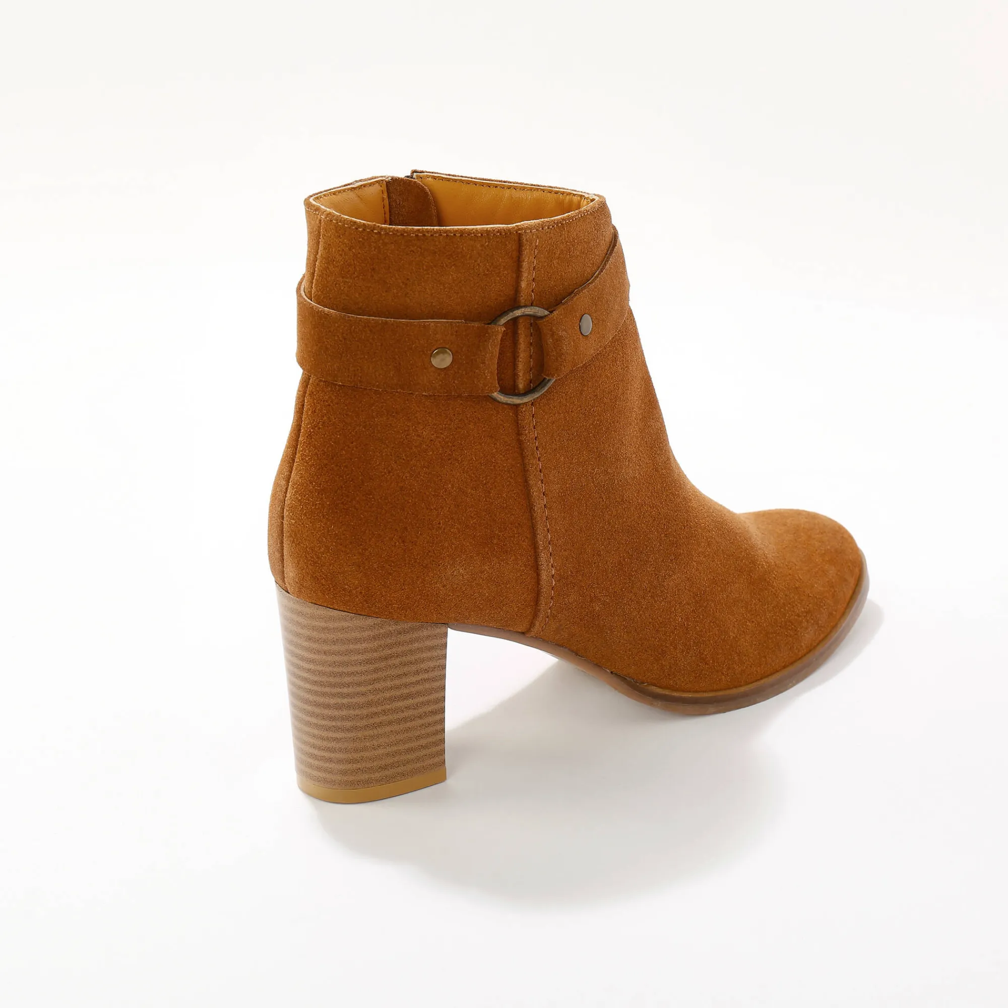 Feestelijke Schoenen|Bottines En Boots<Blancheporte Boots in suèdeleer met hakken karamel