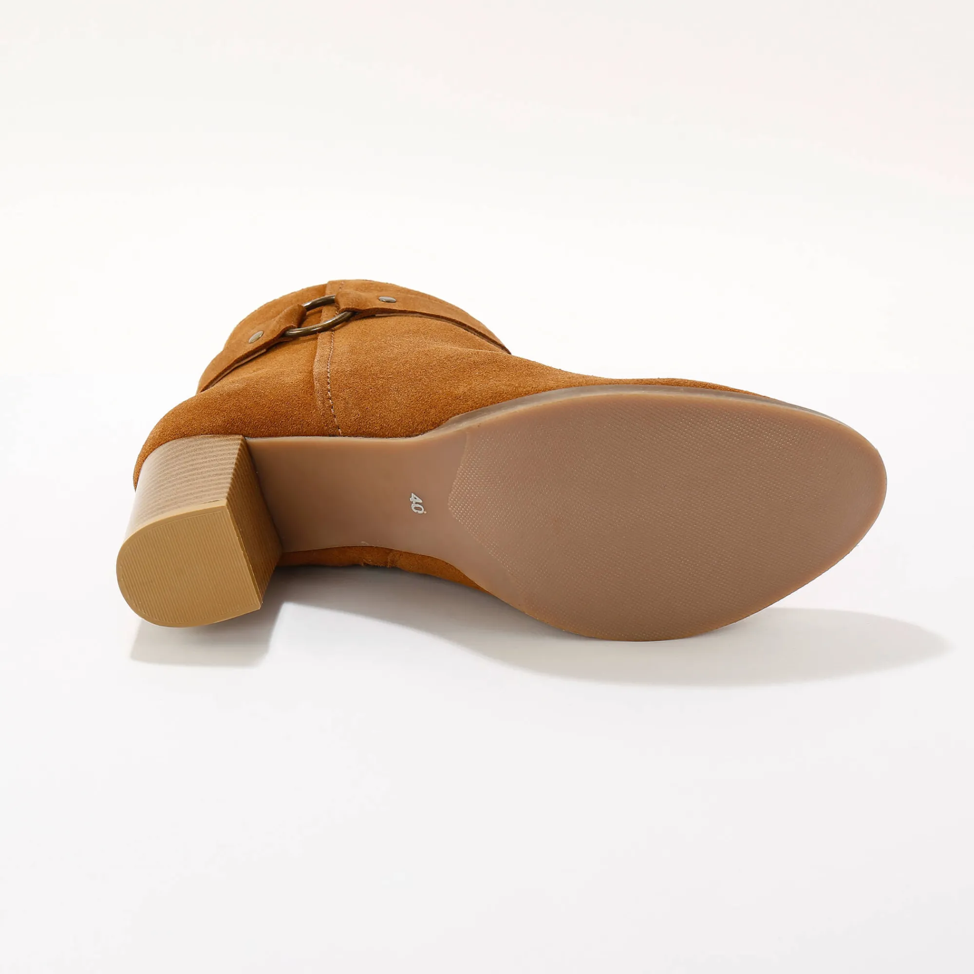 Feestelijke Schoenen|Bottines En Boots<Blancheporte Boots in suèdeleer met hakken karamel