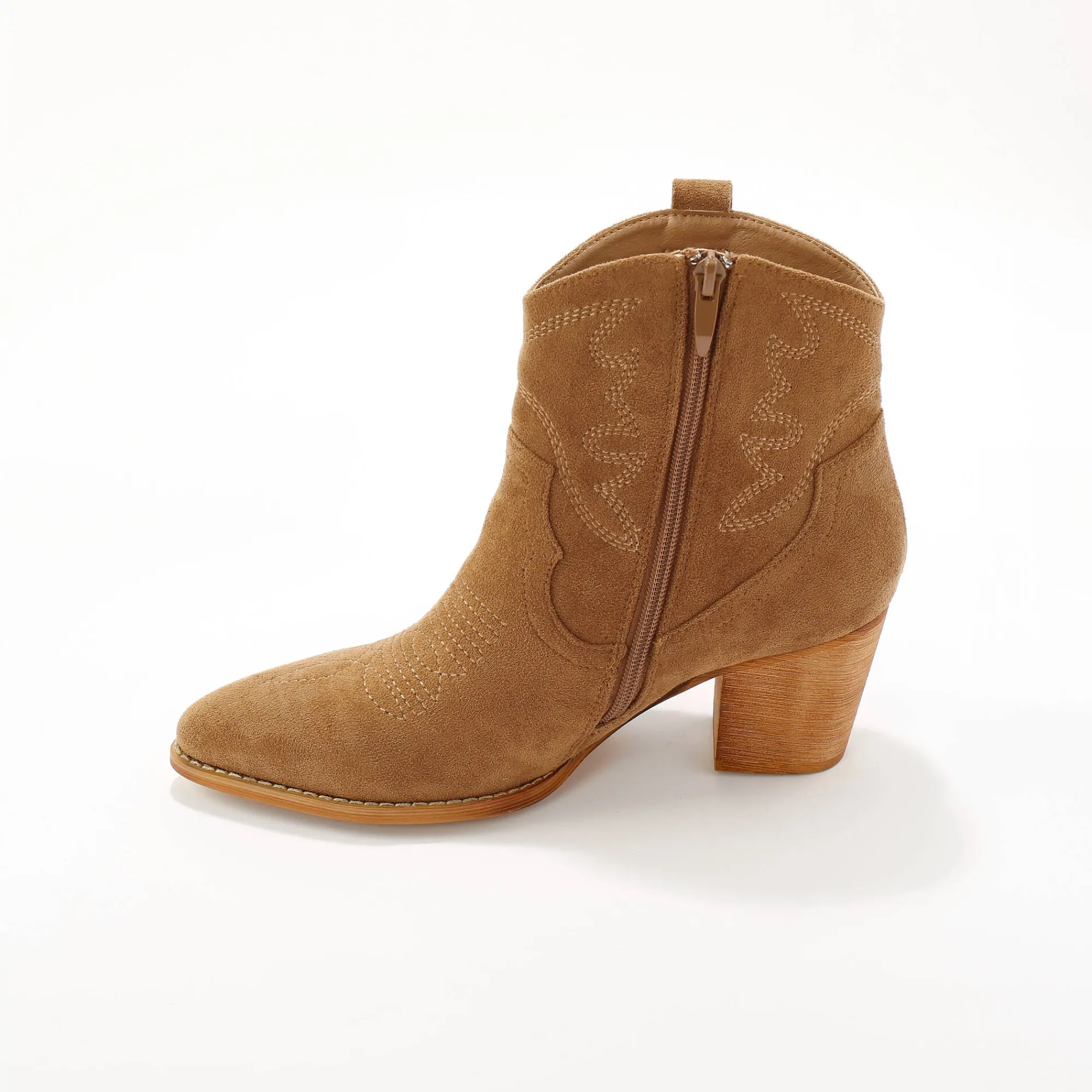 Bottines En Boots|Schoenen<Blancheporte Boots in westernstijl beige