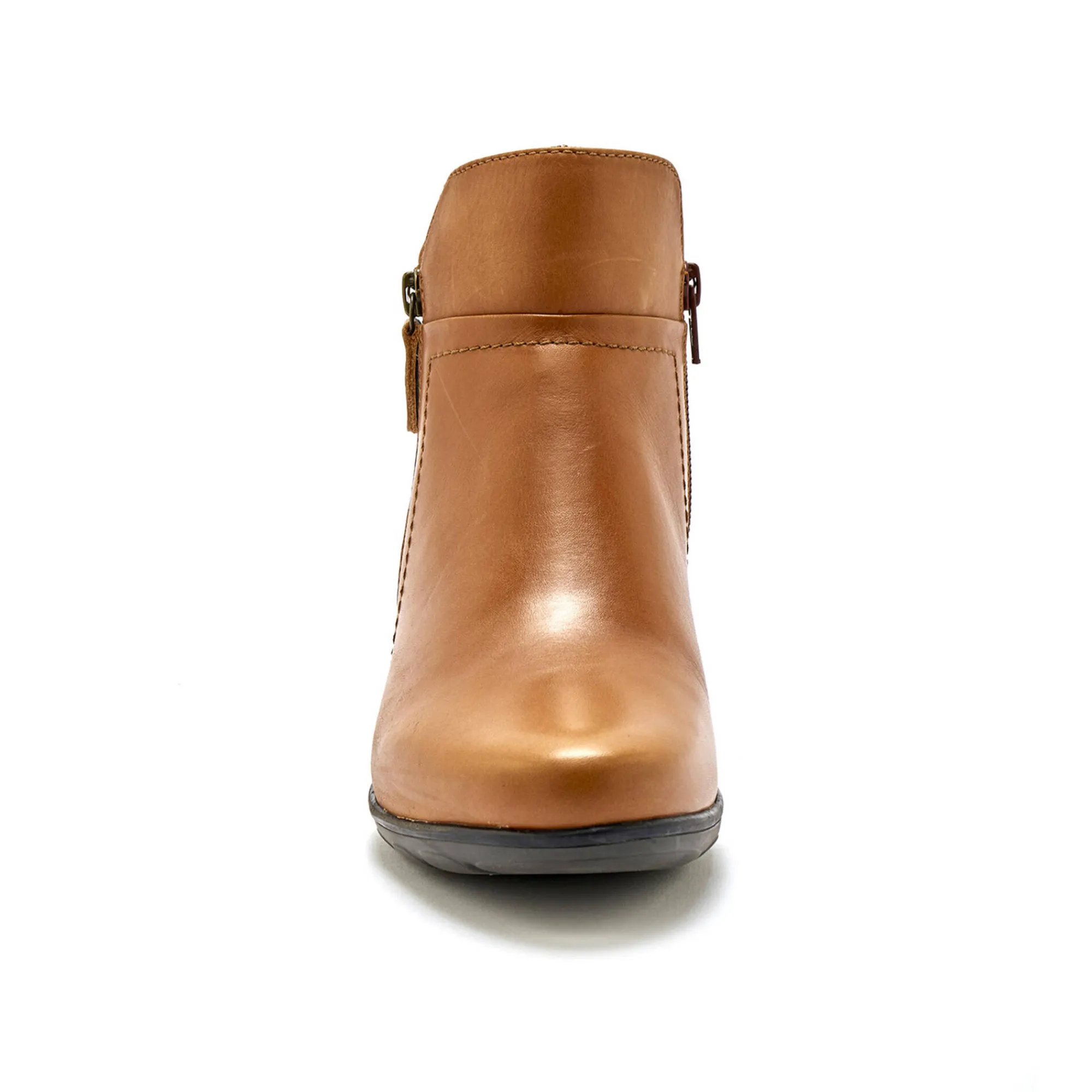 Bottines En Boots|Schoenen<PédiConfort Boots met dubbele rits - comfortabele zool en breedte PÉDICONFORT bruin