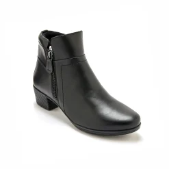 Bottines En Boots|Schoenen<PédiConfort Boots met dubbele rits - comfortabele zool en breedte PÉDICONFORT zwart