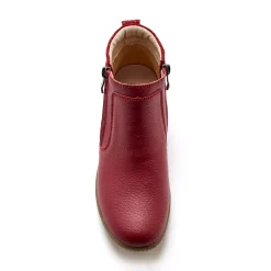 Bottines En Boots|Schoenen<PédiConfort Boots met dubbele rits - verwijderbare comfortzool PÉDICONFORT bordeaux