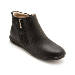 Bottines En Boots|Schoenen<PédiConfort Boots met dubbele rits - verwijderbare comfortzool PÉDICONFORT zwart
