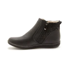 Bottines En Boots|Schoenen<PédiConfort Boots met dubbele rits - verwijderbare comfortzool PÉDICONFORT zwart