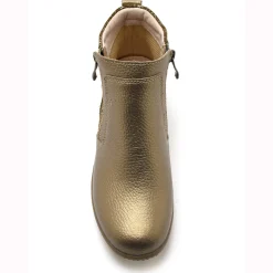 Feestelijke Schoenen|Bottines En Boots<PédiConfort Boots met dubbele rits - verwijderbare comfortzool PÉDICONFORT goudbruin