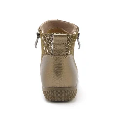Feestelijke Schoenen|Bottines En Boots<PédiConfort Boots met dubbele rits - verwijderbare comfortzool PÉDICONFORT goudbruin