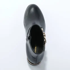 Feestelijke Schoenen|Bottines En Boots<Blancheporte Boots met elastieken en rits, goudkleurige gesp zwart