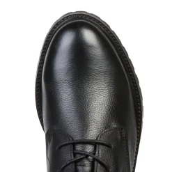 Bottines En Boots|Schoenen<Geox Boots met gekartelde zool en leren bovenwerk, zwart