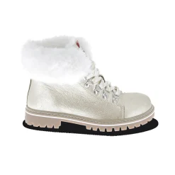 Bottines En Boots|Schoenen<Les Tropeziennes par M. Belarbi Boots met gevoerde rand LACEN goudkleurig