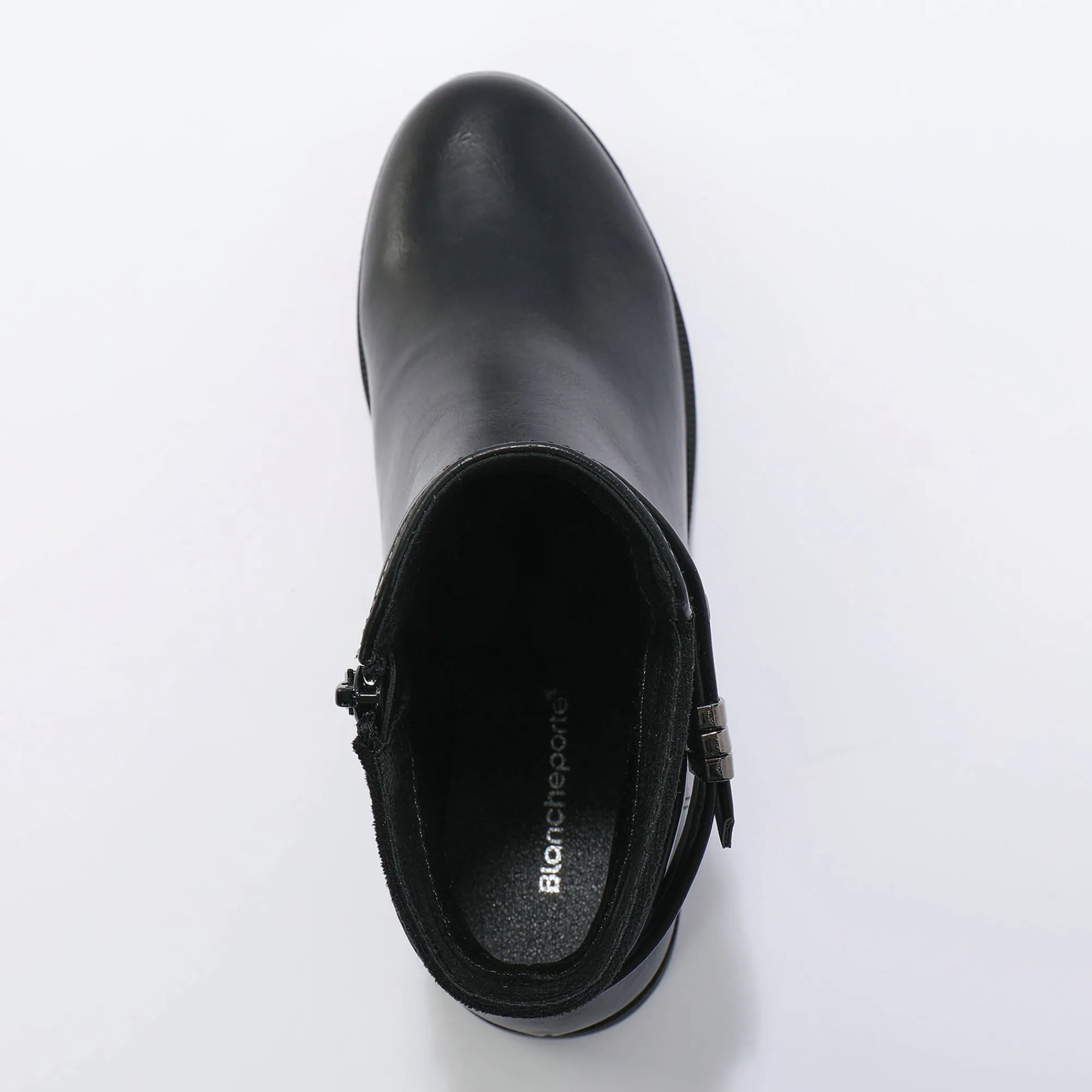 Feestelijke Schoenen|Bottines En Boots<Blancheporte Boots met rits, riempjes en fantasiegespen zwart