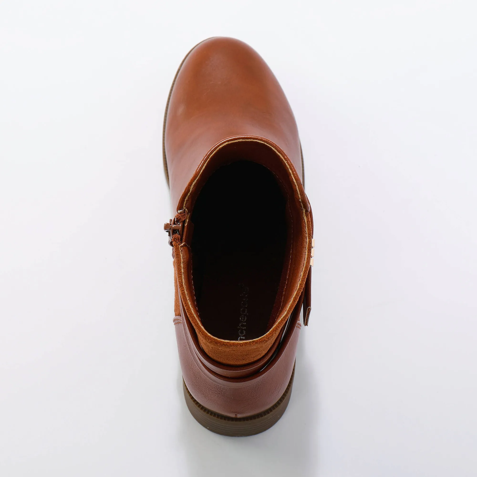 Feestelijke Schoenen|Bottines En Boots<Blancheporte Boots met rits, riempjes en fantasiegespen karamel
