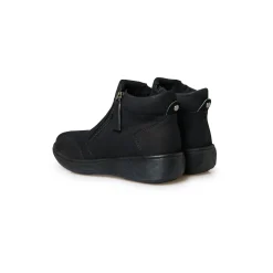 Bottines En Boots|Schoenen<PédiConfort Boots met sleehak in splitleer zwart