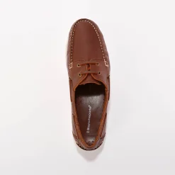 Schoenen|Schoenen Heren<Blancheporte Bootschoenen in leer bruin