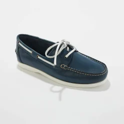Schoenen|Schoenen Heren<Blancheporte Bootschoenen in leer marine