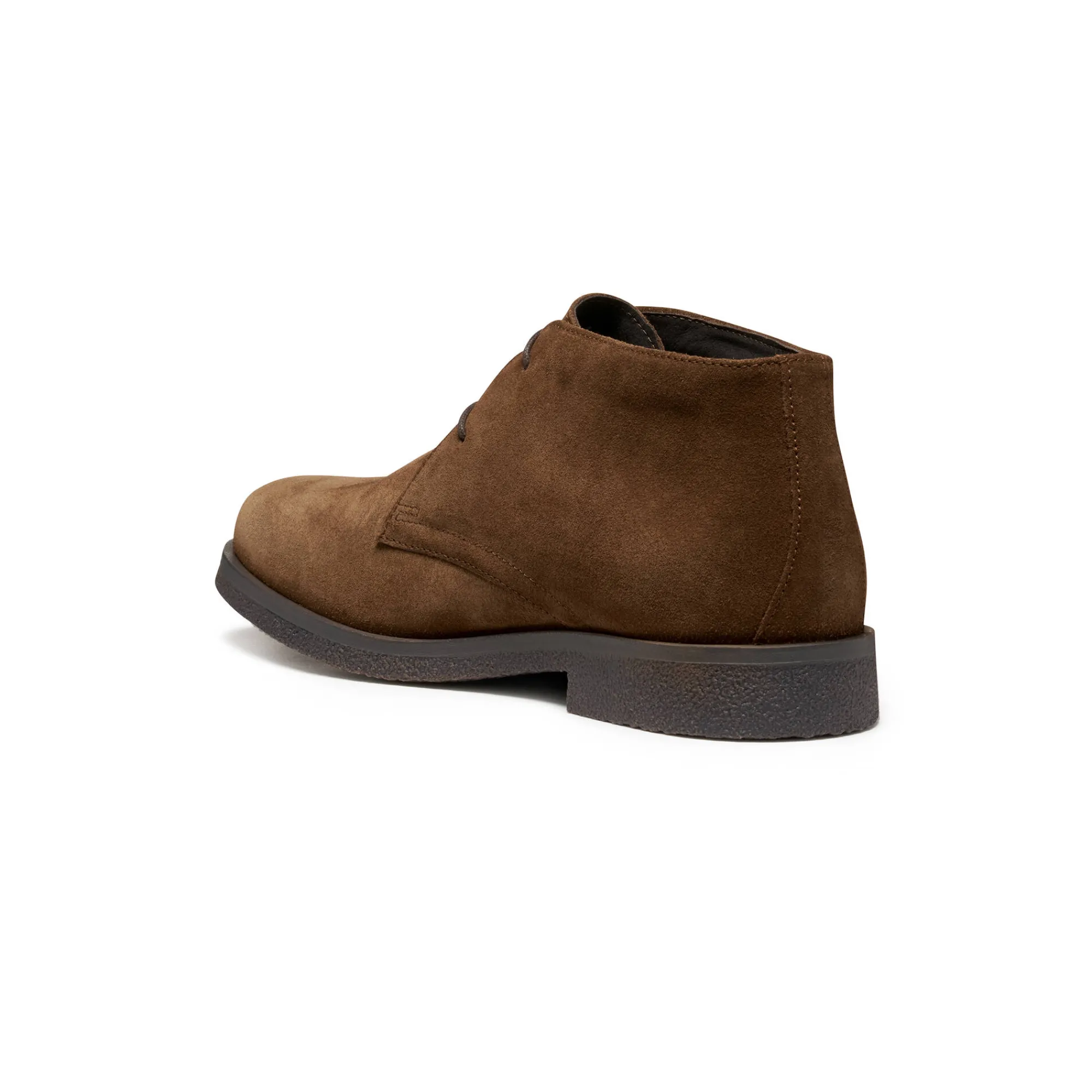 Feestoutfits Heren|Schoenen<Geox Bottines in splitleer CLAUDIO bruin