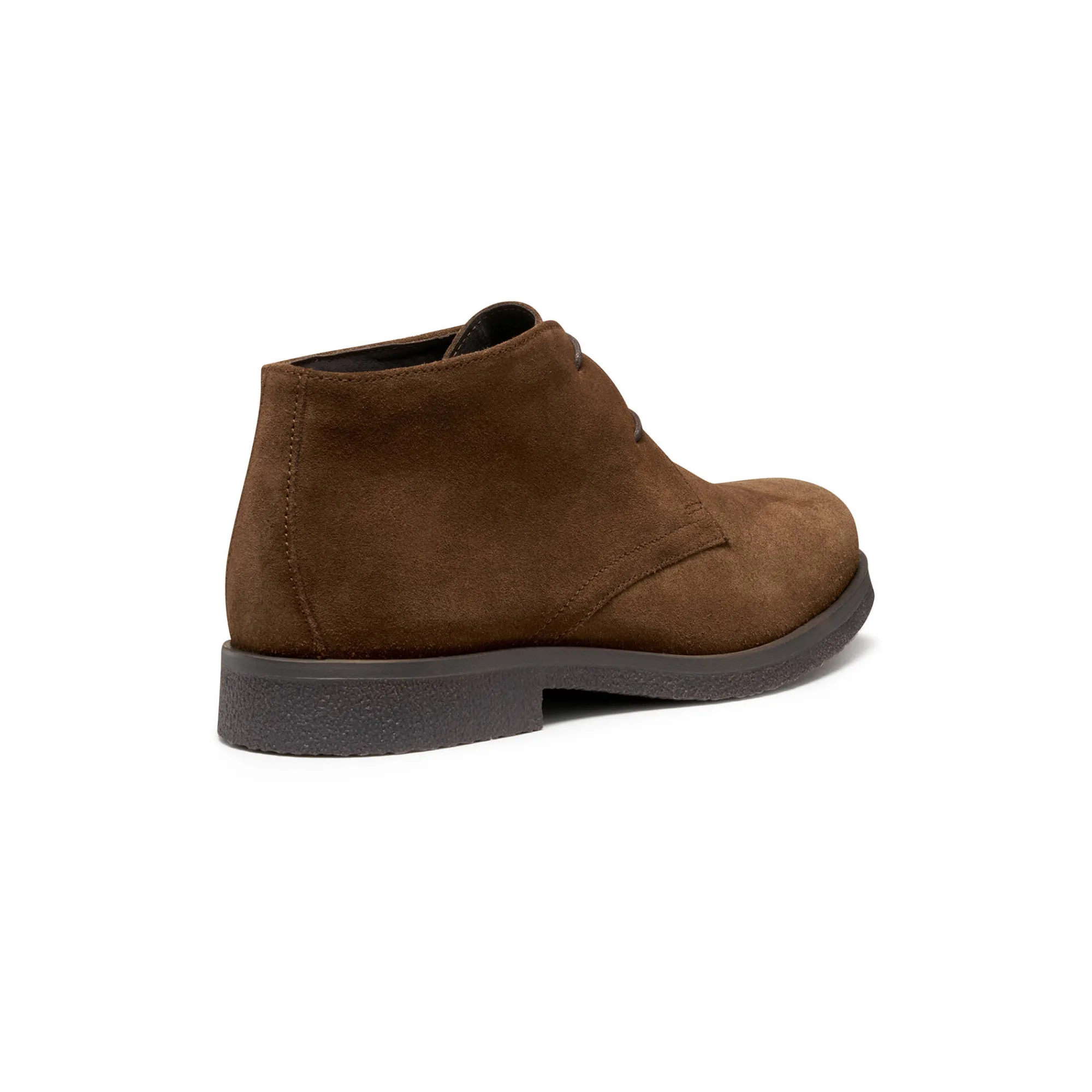 Feestoutfits Heren|Schoenen<Geox Bottines in splitleer CLAUDIO bruin