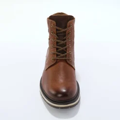 Schoenen|Schoenen Heren<Blancheporte Bottines met veters, leer en velours bruin
