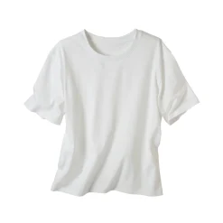 T-Shirt En Topje<Blancheporte Boxy T-shirt met ellebooglange mouwen wit