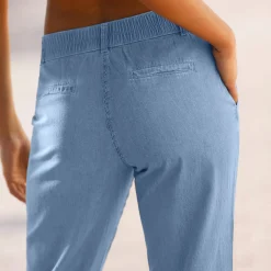 Jeans<Blancheporte Broek in lichte jeansstof bleached
