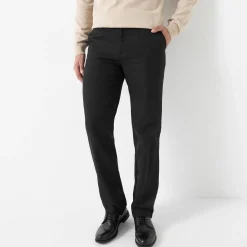 Feestoutfits Heren|Broek<Blancheporte Broek met onzichtbare, verstelbare tailleband - polyester zwart
