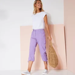 Broek<Blancheporte 7/8-broek met tailleband in tricot parma