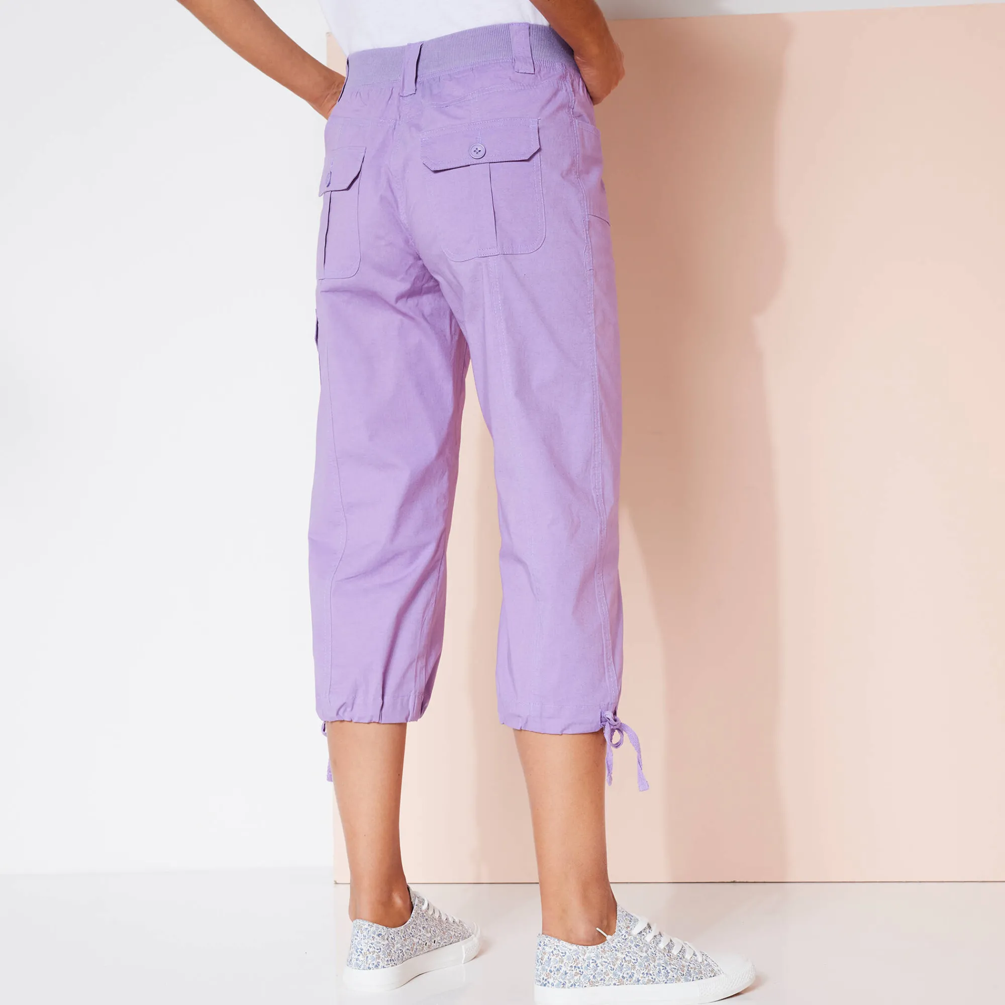 Broek<Blancheporte 7/8-broek met tailleband in tricot parma