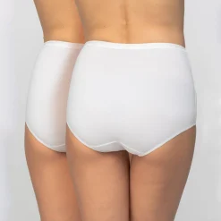 Slip En Shorty<Playtex Broekje in biologisch katoen, maximodel - set van 2 wit
