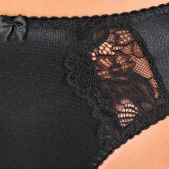 Slip En Shorty<Confidence Lingerie Broekje met kant Cerignola - set van 2 wit + zwart