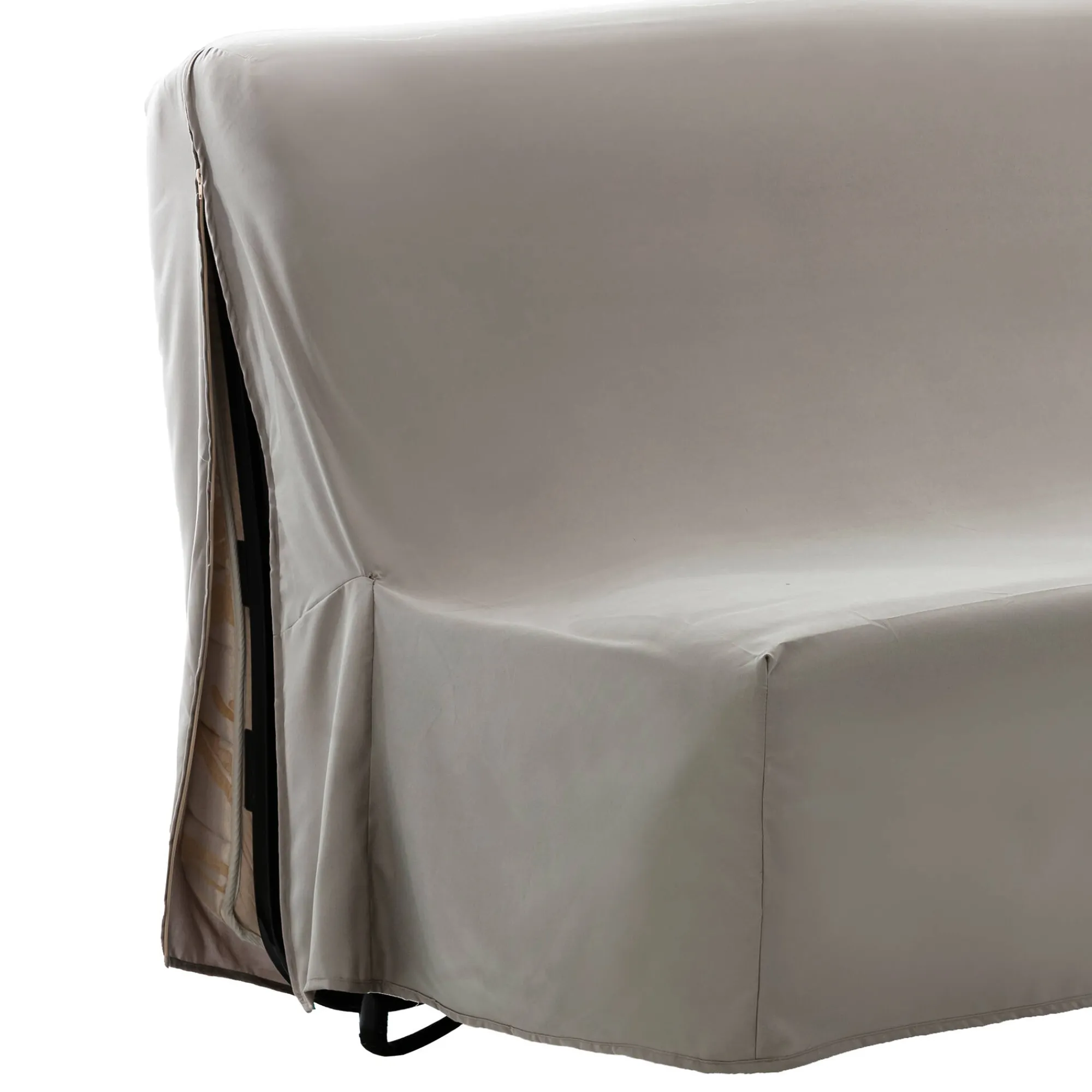 Zitbankhoes<Blancheporte BZ-hoes in microvezel taupe