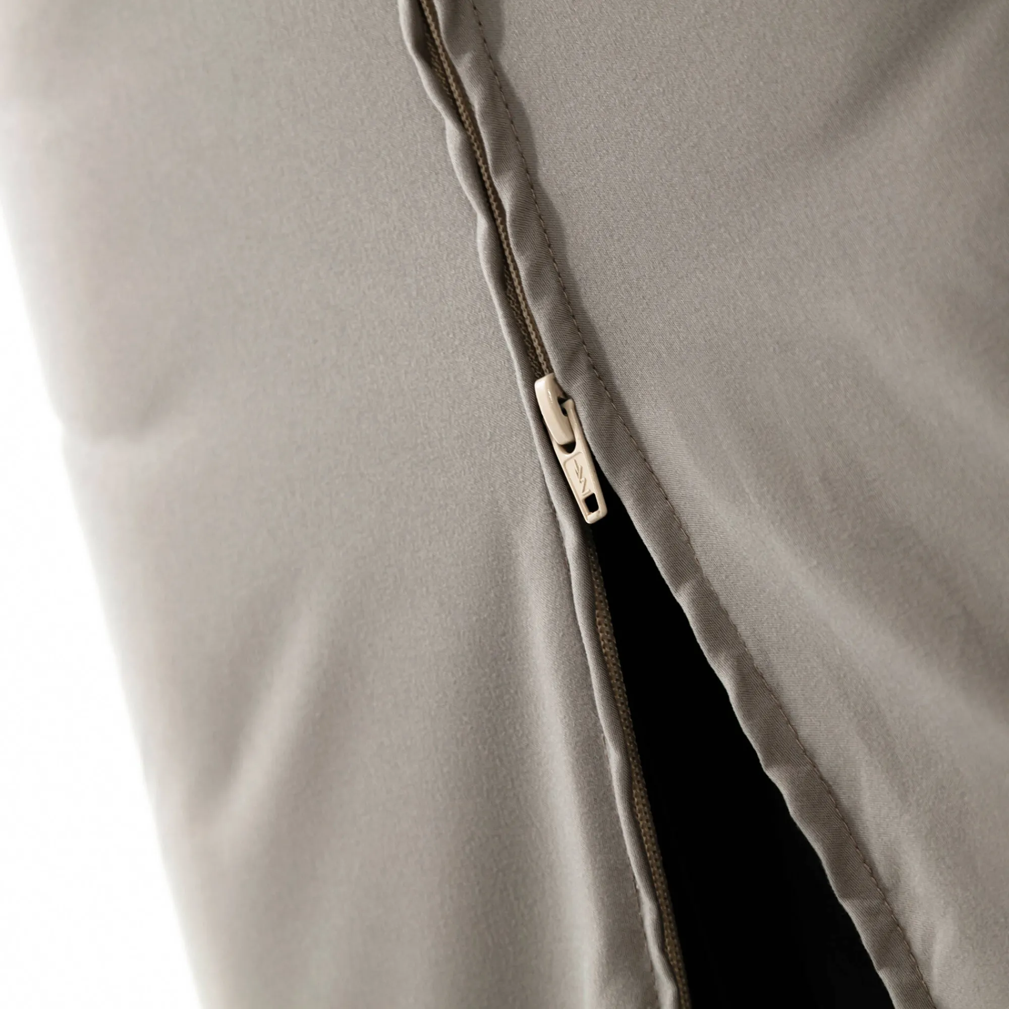 Zitbankhoes<Blancheporte BZ-hoes in microvezel taupe