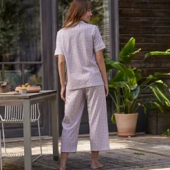 Pyjama<Blancheporte Caprama met ruitjesprint parma