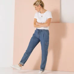 Jeans<Blancheporte Cargojeans, licht denim stone