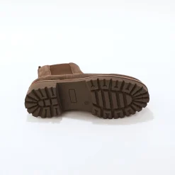 Bottines En Boots|Schoenen<Blancheporte Chelsea boots in splitleer chocolade