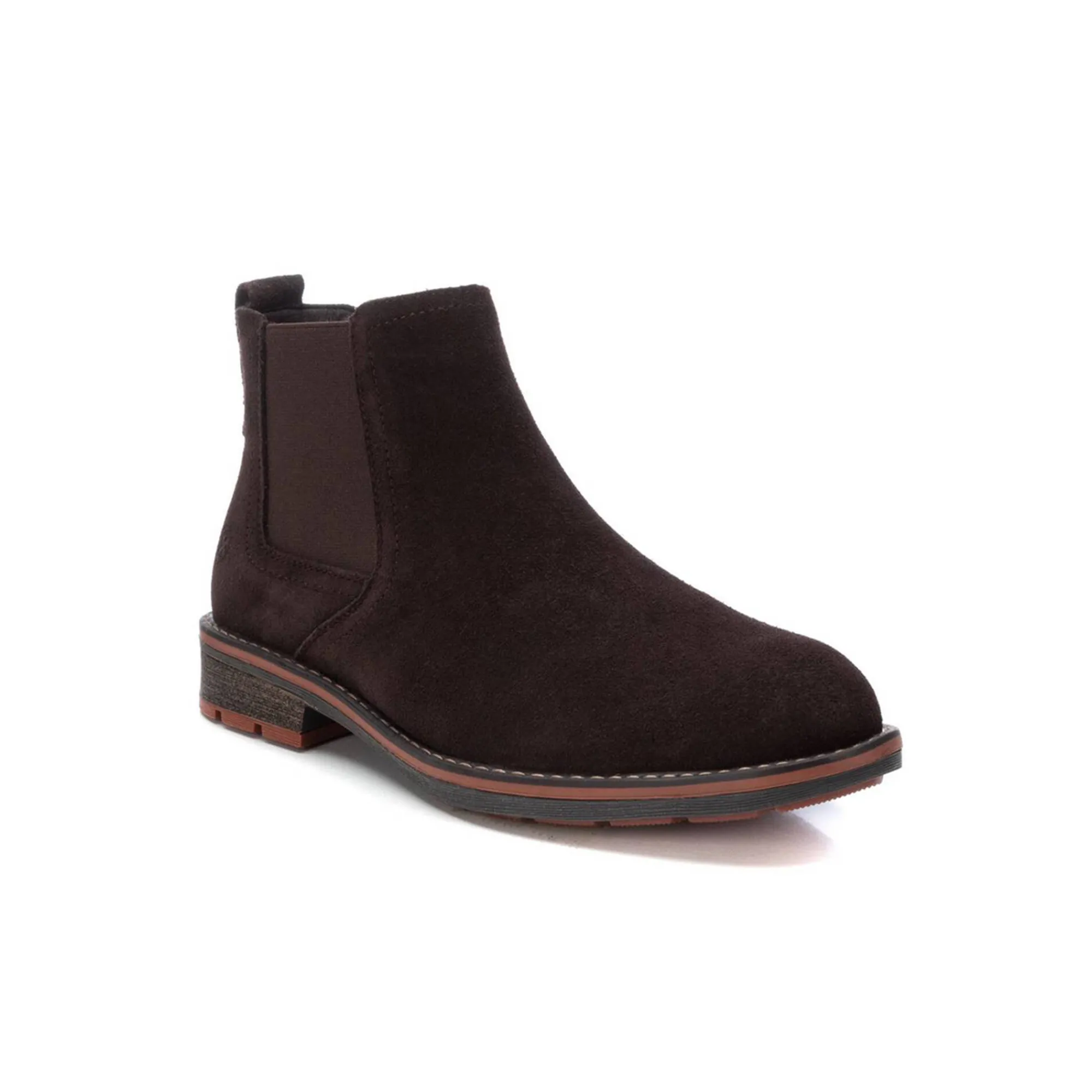 Schoenen|Schoenen Heren<Xti Chelsea boots met leren bovenwerk bruin
