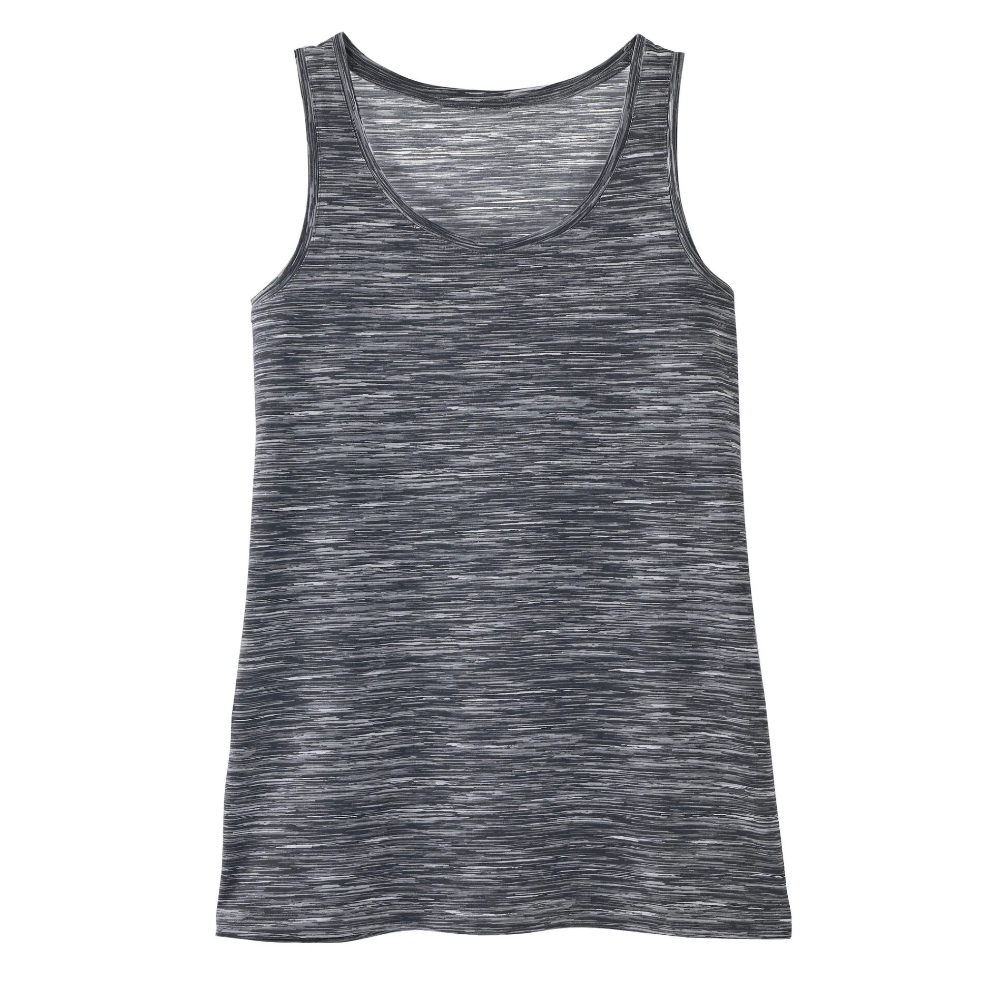T-Shirt En Topje<Blancheporte Chiné topje in biokatoen chiné zwart