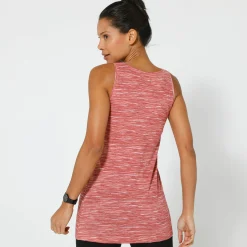 T-Shirt En Topje<Blancheporte Chiné topje in biokatoen chiné roze