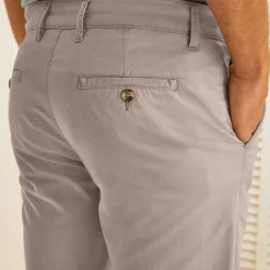 Broek<Blancheporte Chino broek, afgerond onder de buik beige