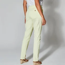 Broek<Blancheporte Chino stretchbroek geel